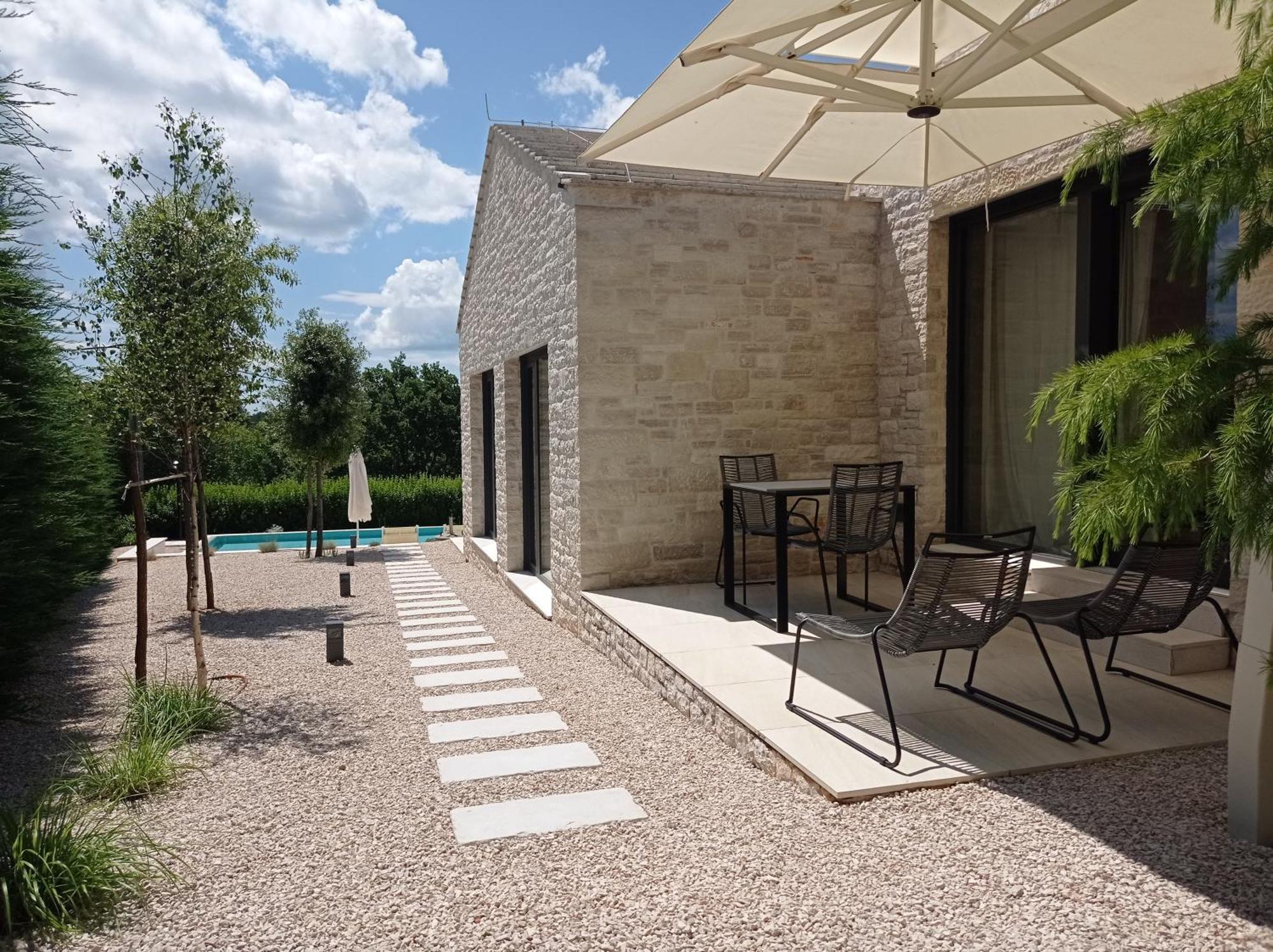 Villa Terra Histria - Boutique Stone House à Oprtalj Extérieur photo